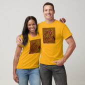 Zebra Art Lila Glow T-Shirt (Unisex)