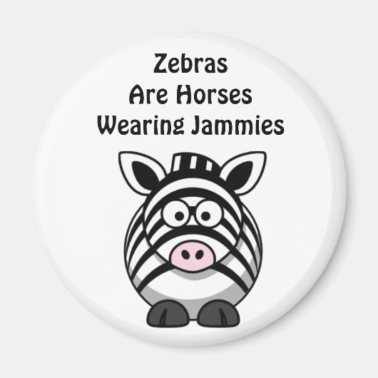 Zebra Art Magnet (Vorne)