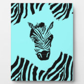Zebra Art Plaque Fotoplatte (Vorderseite)