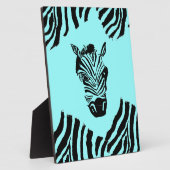 Zebra Art Plaque Fotoplatte (Seite)
