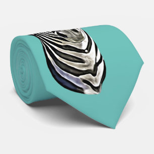 Zebra Art Portrait Frische Pasta machen Krawatte