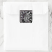 Zebra Art Sticker (Tasche)