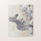 Zebra Art Wild Animal Puzzle (Vertikal)