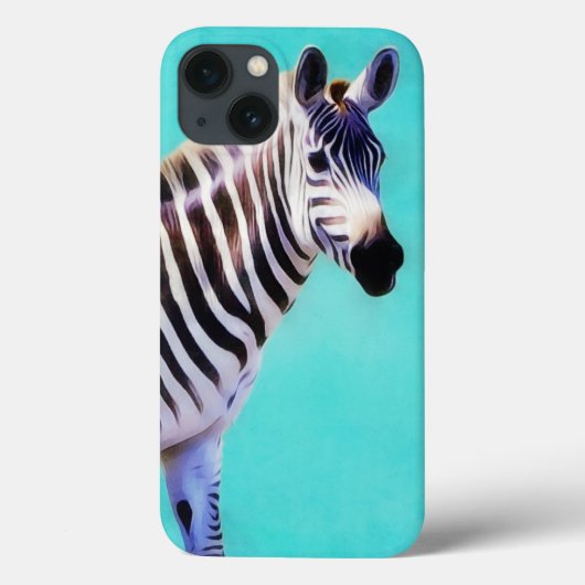 Zebra Art Wildlife Nature Phone Case (Rückseite)