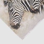 Zebra Artwork Decoupage Seidenpapier (Ausschnitt)