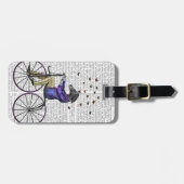 Zebra auf dem Fahrrad Gepäckanhänger (Vorderseite horizontal)