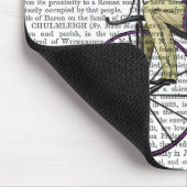 Zebra auf dem Fahrrad Mousepad (Ecke)