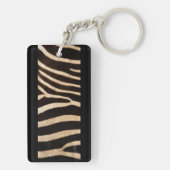 Zebra auf einem Schlüsselanhänger (Rückseite)