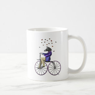 Zebra auf Fahrrad Kaffeetasse