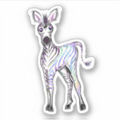 Zebra Aufkleber (Vorderseite)