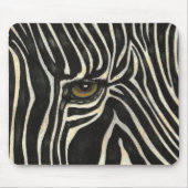 Zebra-Auge Mousepad (Vorne)