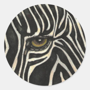 "Zebra-Augen-" Aufkleber