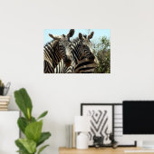Zebra-Aussehen Poster (Heimbüro)