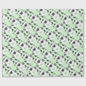 Zebra Baby Shower Geschenkpapier (Flach)