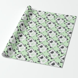 Zebra Baby Shower Geschenkpapier
