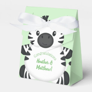 Zebra Baby Shower Geschenkschachtel