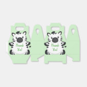 Zebra Baby Shower Geschenkschachtel (Ungefaltet)