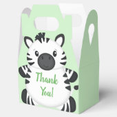Zebra Baby Shower Geschenkschachtel (Geöffnet)