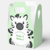 Zebra Baby Shower Geschenkschachtel (Geöffnet)