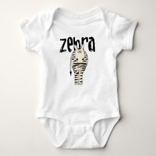 Zebra Baby Strampler