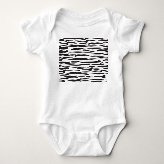 Zebra Baby Strampler (Vorderseite)