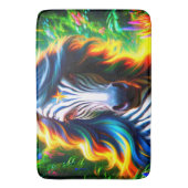 Zebra Badematte (Vorderseite Vertikal)