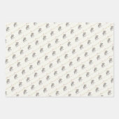 Zebra Ballon Partys CadeauPapiervellen Set Geschenkpapier Set (Vorderseite 3)