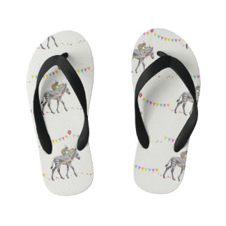 Zebra Balloon party Slip slops Kinderbadesandalen