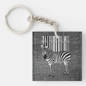 Zebra Barcode Schlüsselanhänger (Vorderseite)