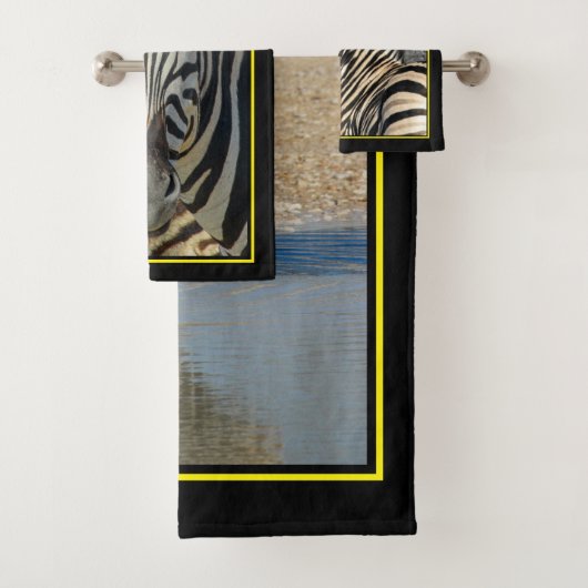 Zebra Bath Handtuch Set (Insitu)
