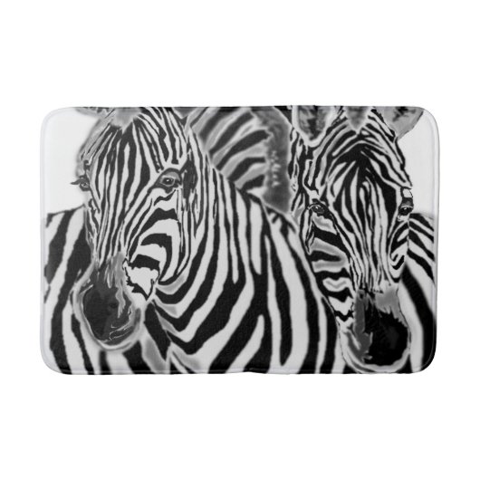 Zebra Bath Mat Badematte (Vorderseite)