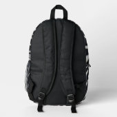 Zebra bedruckter rucksack (Rückseite)