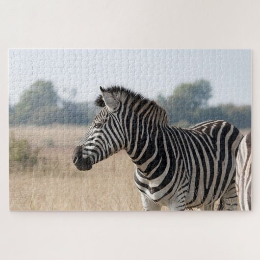 Zebra bei der Safari Puzzle (Horizontal)