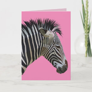 ZEBRA BIRTHDAY CARD KARTE