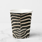 Zebra Birthday Paper Cup Pappbecher (Rückseite)
