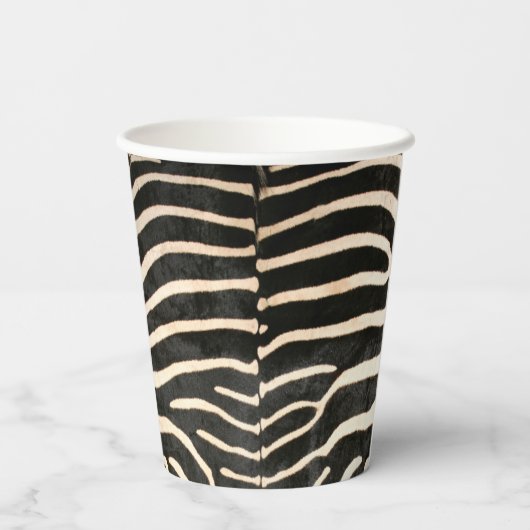 Zebra Birthday Paper Cup Pappbecher (Rückseite)