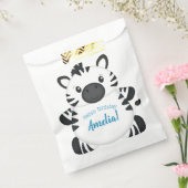 Zebra Birthday Party Blue Geschenktütchen (Versiegelt)