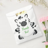 Zebra Birthday Party Green Geschenktütchen (Versiegelt)