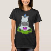 Zebra Birthday Party hat T-Shirt (Vorderseite)