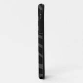 Zebra Black and Gray Print Case-Mate iPhone Hülle (Hinten/Links)