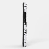 Zebra Black and Gray Print Silhouette Case-Mate iPhone Hülle (Hinten/Rechts)