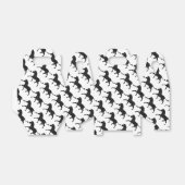 Zebra Black and Gray Print Silhouette Geschenkschachtel (Ungefaltet)