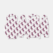 Zebra Black and Hot Pink Silhouette Geschenkschachtel (Ungefaltet)