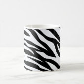 Zebra Black and White Pattern   Kaffeetasse (Mittel)
