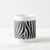 Zebra black and white print photo coffee mug kaffeetasse (Mittel)