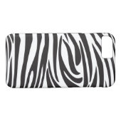 Zebra Black and White Stripes Trenddesign Case-Mate iPhone Hülle (Rückseite (Horizontal))