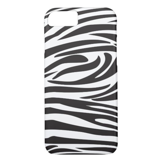 Zebra Black and White Stripes Trenddesign Case-Mate iPhone Hülle (Rückseite)