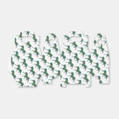 Zebra Black und Green Print Geschenkschachtel (Ungefaltet)