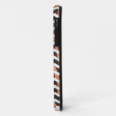 Zebra Black und Orange Print Case-Mate iPhone Hülle (Hinten/Links)