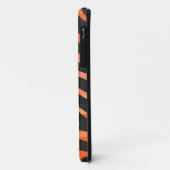 Zebra Black und Orange Print Case-Mate iPhone Hülle (Hinten/Links)